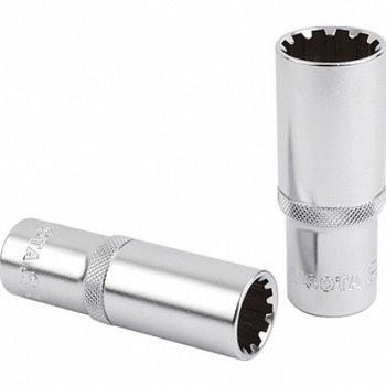 Головка торцевая глубокая spline 1/4" 8 мм, P2008L