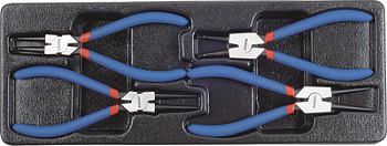 Набор съемников стопорных колец 4пр в ложементе, ACK-384010