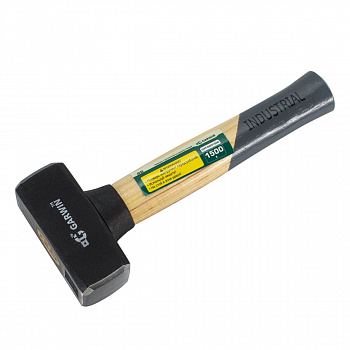 Кувалда Garwin INDUSTRIAL с рукояткой из дерева гикори, 1500 г, GHT-SW01500