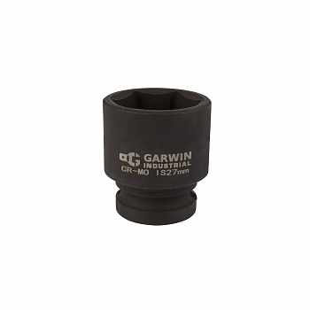 Головка торцевая ударная GARWIN PRO 1/2", 6 гр., 27 мм, 620260-27 Головка торцевая ударная GARWIN PRO 1/2", 6 гр., 27 мм, 620260-27