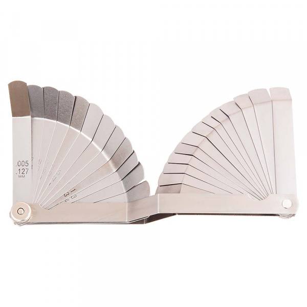 Набор щупов изогнутых двойной 0,127-0,762мм; 0,005