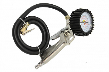 Пистолет для накачки шин с манометром (16 BAR, в блистере), AT34309