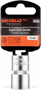 головка торцевая *16 (1/2") АвтоDело PRO (), 39116 головка торцевая *16 (1/2") АвтоDело PRO (), 39116
