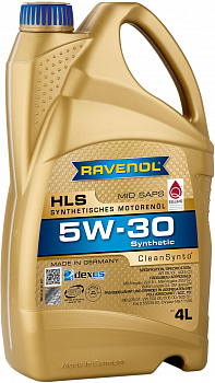 Моторное масло RAVENOL HLS SAE 5W-30 ( 4л) new, 1111119-004-01-999