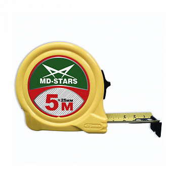 рулетка (67) 3м х 19 мм "MD-STARS" (12шт), 67-3019 рулетка (67) 3м х 19 мм "MD-STARS" (12шт), 67-3019