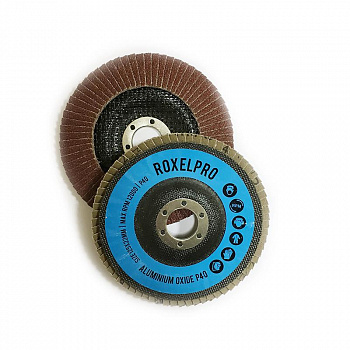RoxelPro Лепестковый круг ROXONE 125 х 22мм, оксид алюминия, конический, Р40, 111853 RoxelPro Лепестковый круг ROXONE 125 х 22мм, оксид алюминия, конический, Р40, 111853