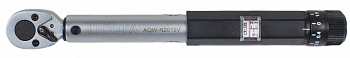 Динамометрический ключ 1/4" 3-15Нм, шкала-микрометр, AQW-N2015V