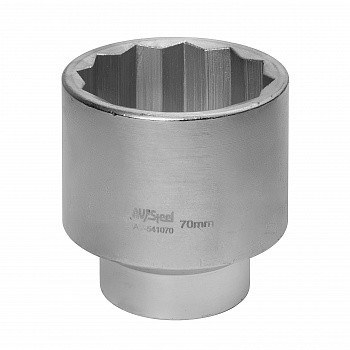 Головка 1" двенадцатигранная 70мм "AV Steel", AV-541070
