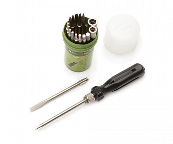 Отвёртка цанговая со вставками, 18 предметов, 708180