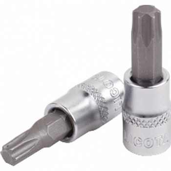Головка торцевая с вставкой torx 1/4" T10, H2T10 Головка торцевая с вставкой torx 1/4" T10, H2T10