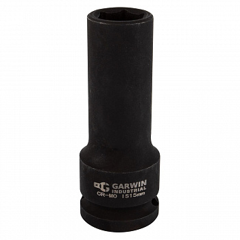 Головка торцевая ударная GARWIN PRO глубокая 1/2", 6 гр., 16 мм, 620272-16 Головка торцевая ударная GARWIN PRO глубокая 1/2", 6 гр., 16 мм, 620272-16