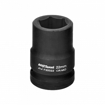 Головка ударная 3/4" шестигранная 22мм "AV Steel", AV-730022 Головка ударная 3/4" шестигранная 22мм "AV Steel", AV-730022