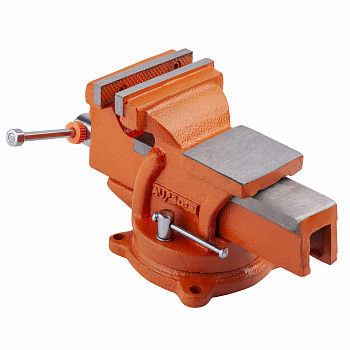 Тиски слесарные поворотные сталь 100мм "AV Steel", AV-940004