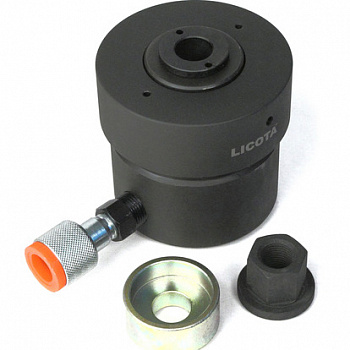 Гидравлический цилиндр 17 тонн для демонтажа форсунок с переходным адаптером и гайкой, ATA-3502-PHS