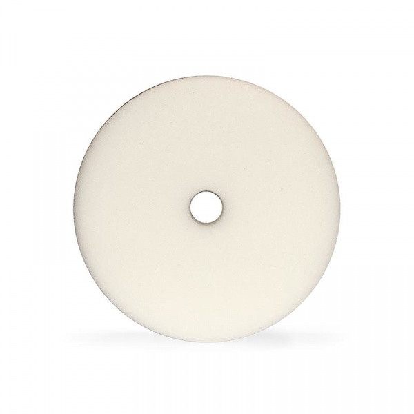 221155 RoxelPro Поролоновый полировальник на липучке 145 х 25мм, твердый,белый