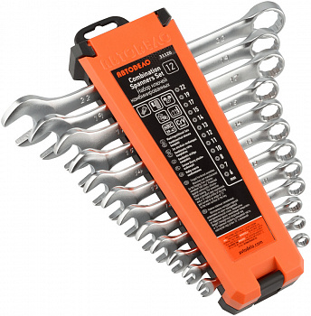 набор комбинир.ключей АвтоDело 12шт.(холдер), 31120