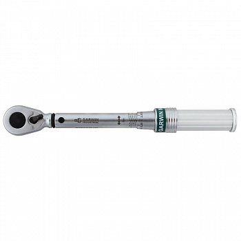 Динамометрический ключ 3-15 Нм, двухстороннего действия с приводным квадратом 1/4", 501521-3-15-14S