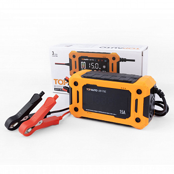 Интеллектуальное автомат. зарядное устройство ТОП АВТО АЗУ-715 (15А, для 12/24В АКБ до 200А-ч), АЗУ715