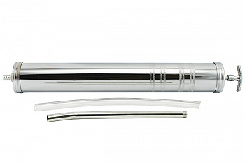 Шприц маслозаливной 1000мл (металл, 2 насадки), AT40302