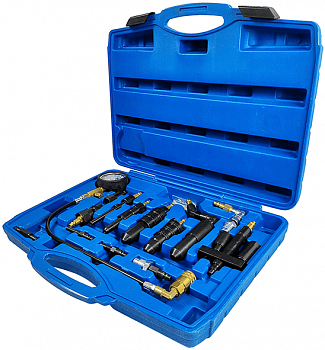 Компрессометр дизельный 0-1000PSI и 0-70атм с адаптерами для всех дизелей в мире, TA-G1011