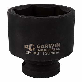 Головка торцевая ударная GARWIN PRO 1/2", 6 гр., 36 мм, 620260-36 Головка торцевая ударная GARWIN PRO 1/2", 6 гр., 36 мм, 620260-36