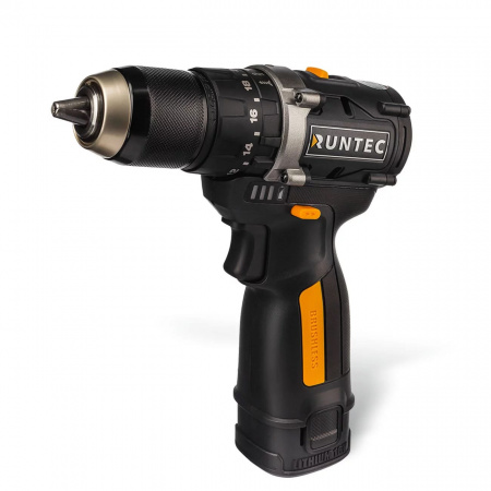Дрель-шуруповерт ударная аккумуляторная RUNTEC PRO 13 мм,16В, 2*2Ач, 45Нм, RT-ID121