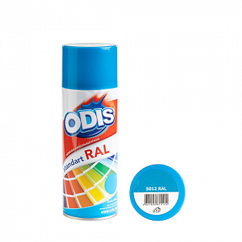 Краска - спрей ODIS standart RAL голубой, 5012ral