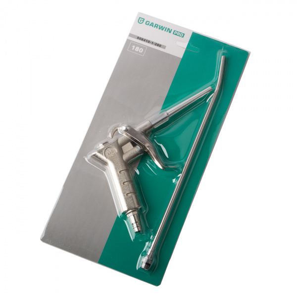 806410-1-280 Пистолет продувочный металлический, со сменными соплами, удлиненный, 180/280 мм