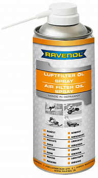 Пропит.масло-спрей для поролон.фильтров RAVENOL Air Filter Oil-Spray (0,4л), 1360301-400-05-000