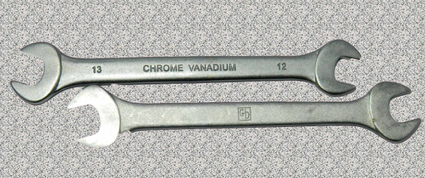 Ключ гаечный двухсторонний  10*11 GB Tools