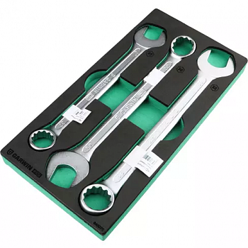 Набор ключей комбинированных 27, 30, 32 мм, 3 пр., в ложементе EVA, 646075