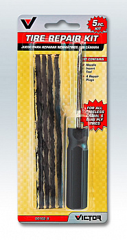 Набор для ремонта бескамерных шин (шило,самовулканизирующие жгуты), V102