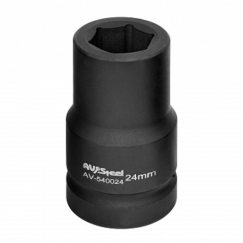 Головка торцевая 1" шестигранная 24мм "AV Steel", AV-540024 Головка торцевая 1" шестигранная 24мм "AV Steel", AV-540024