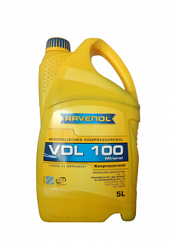 Компрессорное масло RAVENOL Kompressorenoel VDL 100 (5л) new, 1330100-005-01-999