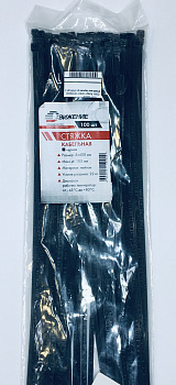 Хомут пластиковый Движение Хомут пласт (Стяжка) 5*400 мм черная уп (100 шт.), С09ч