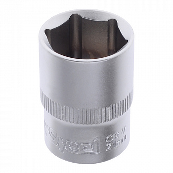 Головка 1/2" шестигранная 21мм "AV Steel", AV-520021