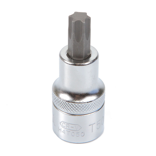 H4T050 Головка торцевая с вставкой torx 1/2 H4T050 Головка торцевая с вставкой torx 1/2