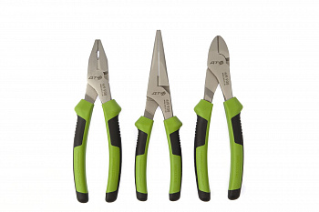 Набор шарнирно-губцевого инструмента 180 мм, 3 предмета, 419938