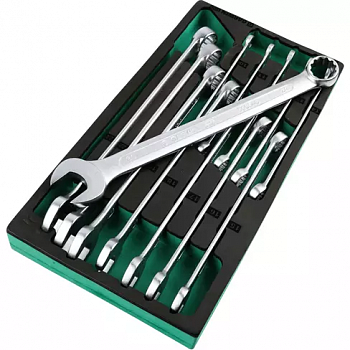 Набор ключей комбинированных удлиненных 13 предметов 10-24 мм в ложементе EVA, 646100