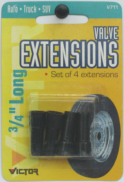 V711 Удлинители для вентиля пластиковын(4шт.)