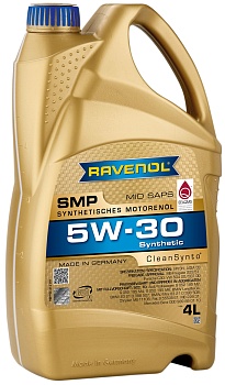 Моторное масло RAVENOL SMP SAE 5W-30 (4л), 1111126-004-01-999