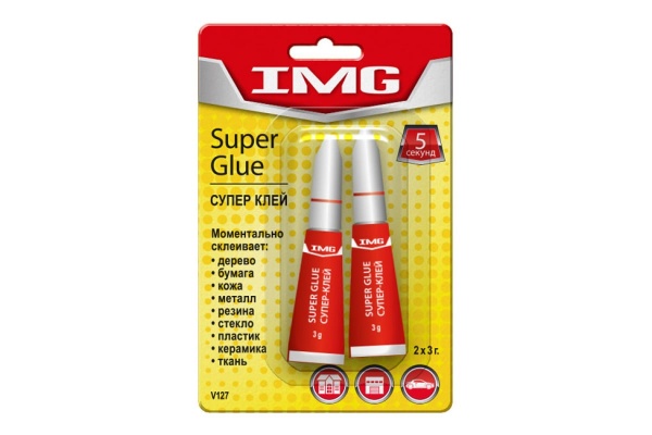             V127 Супер клей 2х3 г.