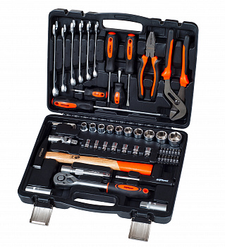 Набор инструмента "AV Steel" 56 предметов профессион., AV-011056