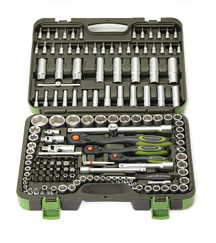 Набор головок и принадлежностей 1/4", 3/8", 1/2", 151 предмет, 620851