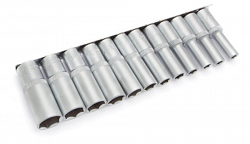 Набор головок шестигранных удлинённых дюймовых 1/2", 12 штук, 620512