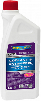 Антифриз концентрат лила RAVENOL OTC Organic Technology Concentrate ( 1,5л), 1410110-150-01-999