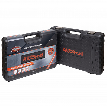 Набор инструмента "AV Steel" 72 предмета 1/4",1/2" профессион., AV-011072