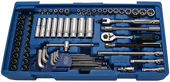 Набор торцевых головок 1/4" с аксессуарами, 66 пр., в ложементе-кейсе, ACK-B3002 Набор торцевых головок 1/4" с аксессуарами, 66 пр., в ложементе-кейсе, ACK-B3002