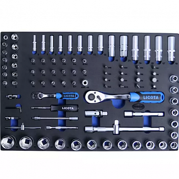 Набор инструмента 1/2" и 1/4" 94 пр. в ложементе EVA, ACK-E8010F