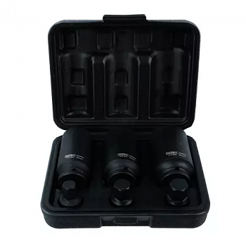 Набор головок 30, 32, 36 мм и шестигранных бит 14, 17, 19 мм для приводных валов, A24080